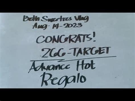 TARGET 302 BUNOS 1COMBI REGALO NATIN. CONGRATS .